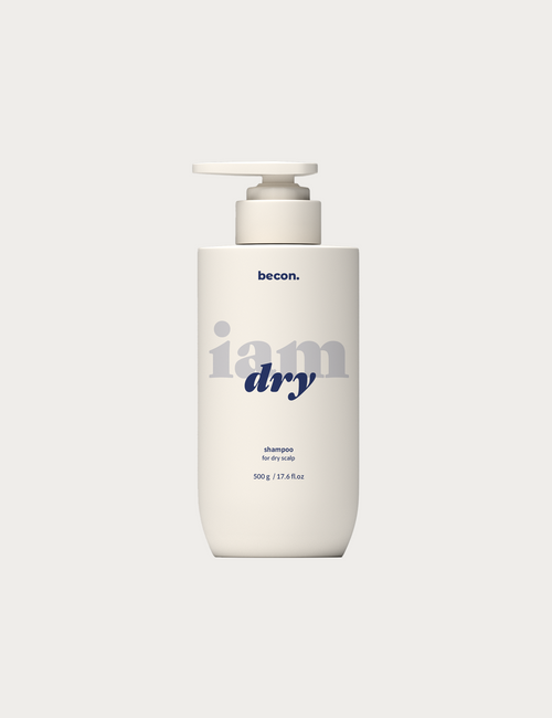 Becon iam DRY Professional Shampoo official manufacturer product photo